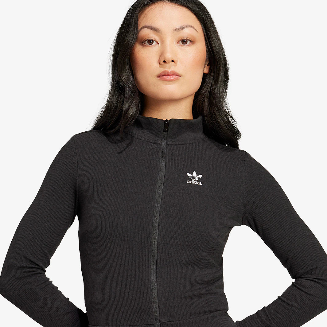 Adidas women zip-up slim sweatshirt