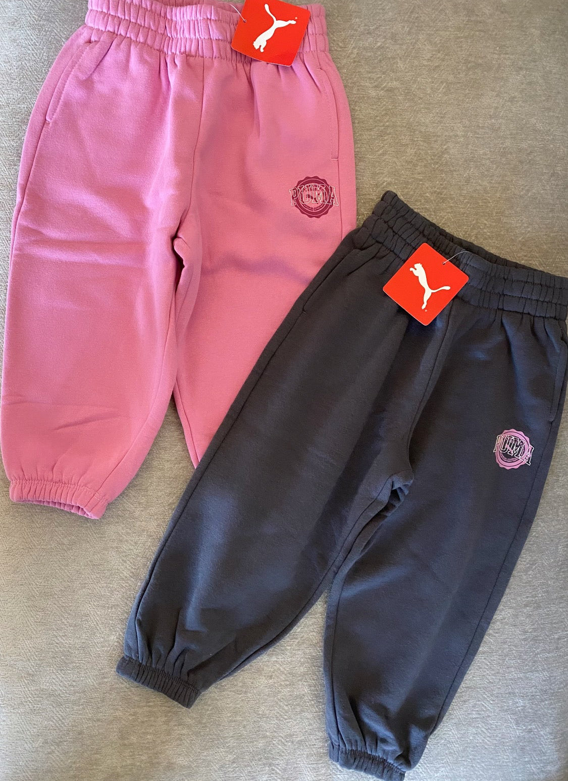 Puma girls fleece joggers