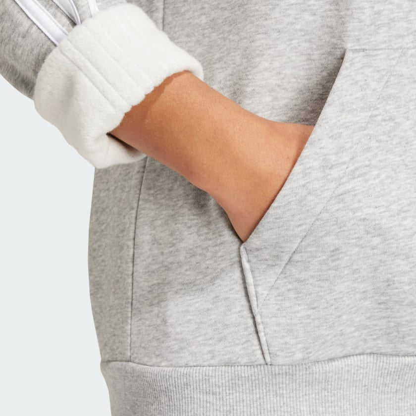 Adidas kids zip-up fleece hoodie