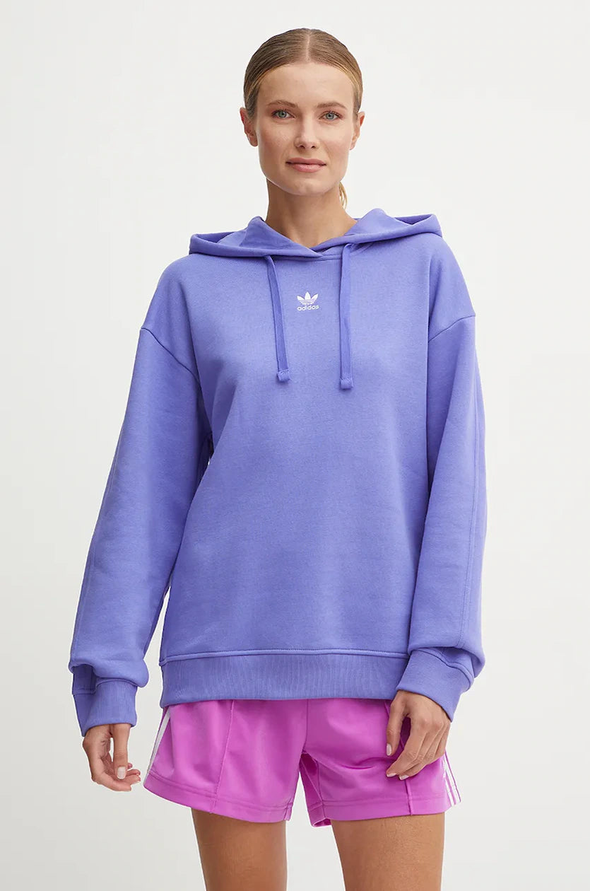 Adidas women oversized fleece hoodie