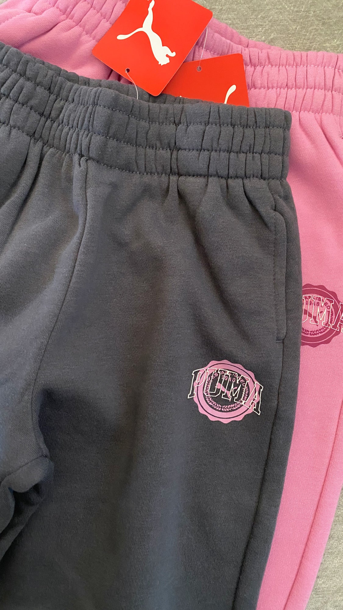 Puma girls fleece joggers