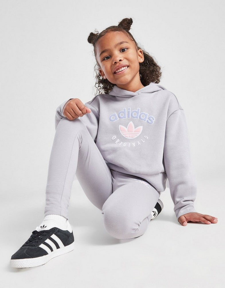 Adidas girls fleece hoodie & legging set