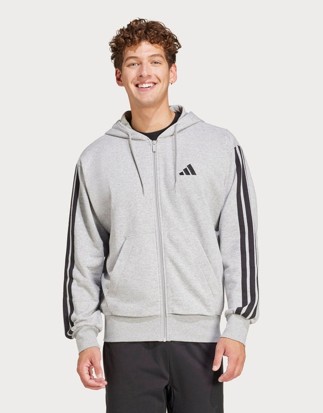 Adidas men fleece zip-up hoodie