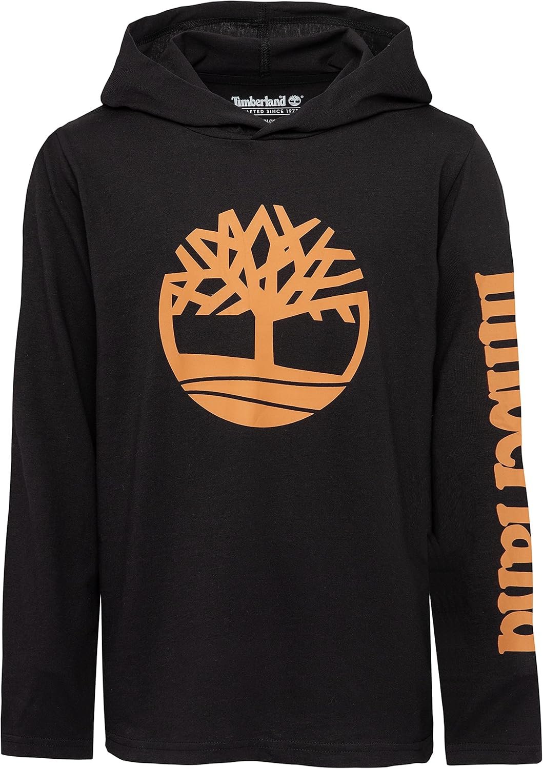 Timberland kids cotton hooded top